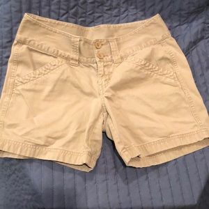 The North Face woman’s khaki shorts.
